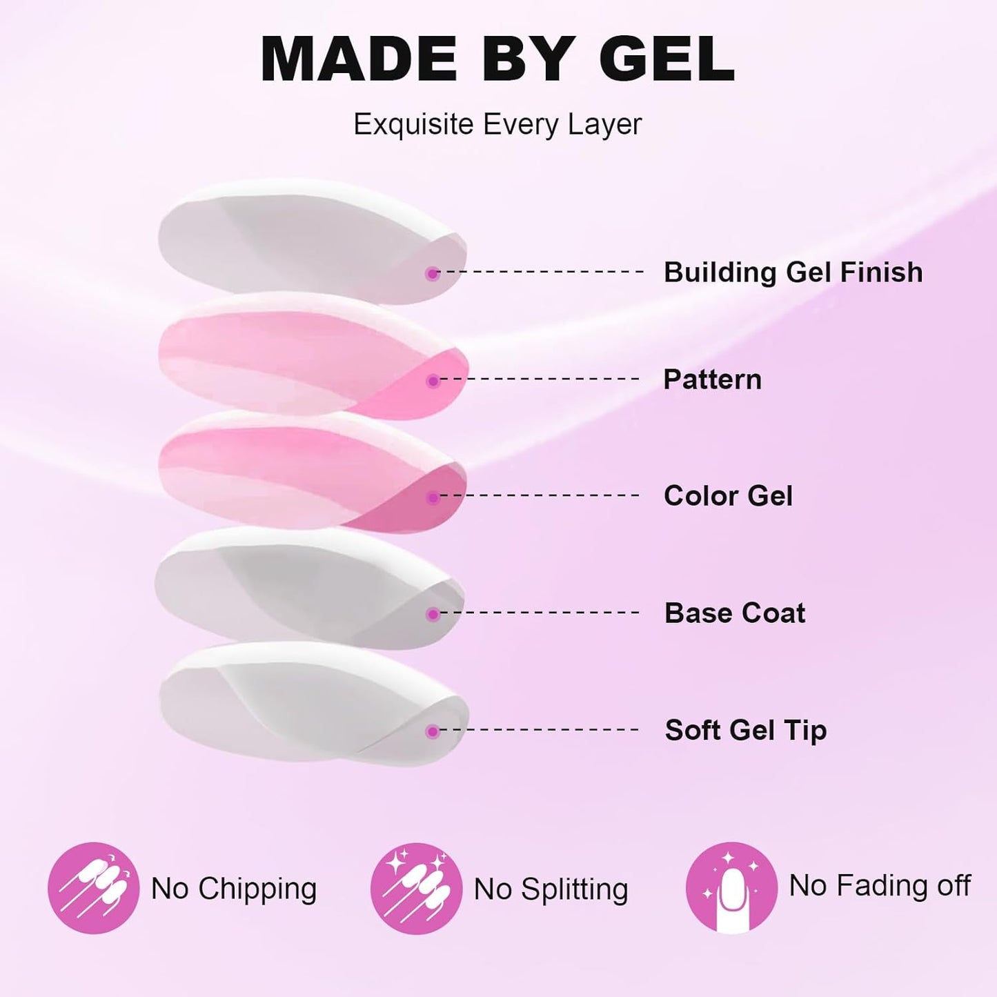 Mirror Glaze Almond Nails