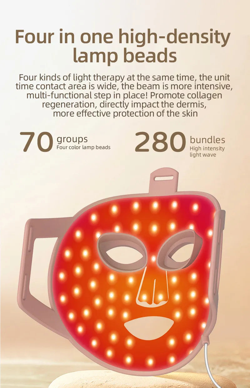 Silicone LED Mask IPL Device